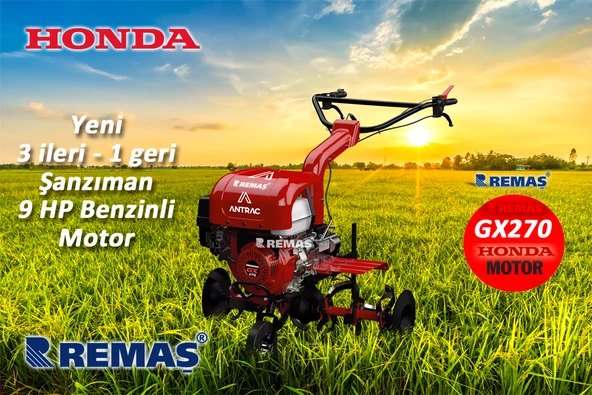 Honda Antrac GX270 Şanzımanlı 9 HP Benzinli Çapa Makinesi - 3