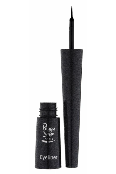 peggy sage Siyah Parıltılı Fırçalı Eyeliner 2.5ml - 3