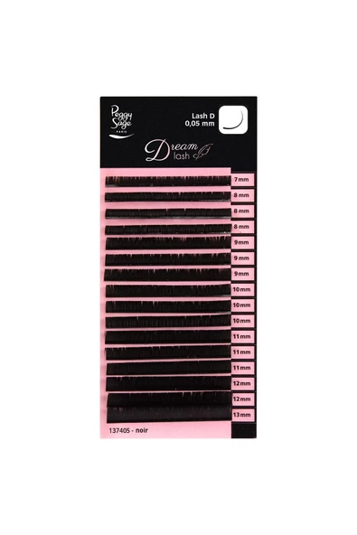 peggy sage Rus hacimli takma kirpikler D- 0.05 / 7-8-9-10-11-12-13 mm ürün görseli 1