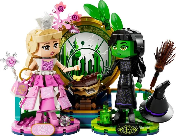 LEGO Wicked 75682 Elphaba and Glinda Figures - 3