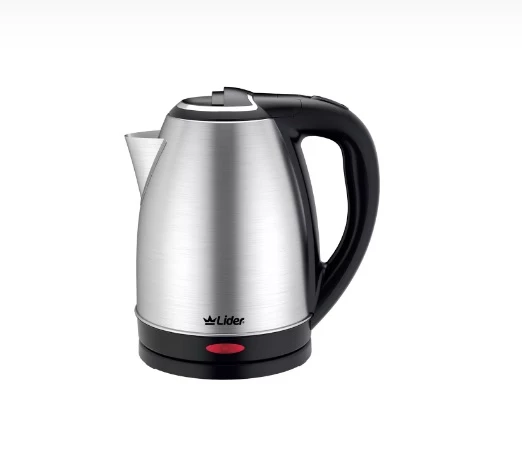 Lider Elektrikli Çelik Su Isıtıcı Kettle 1,8lt Otomatik Kapanma - 2