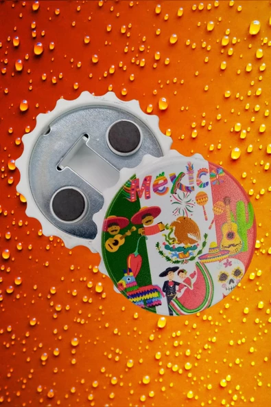 Meksika Temalı Magnet Kapak Açacak - Resim 5