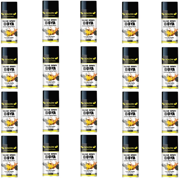 20 Adet (1 Koli) Akrilik Bakır Yaldız Sprey Boya 400 Ml. ürün görseli