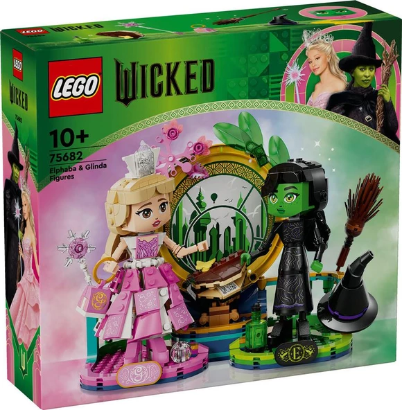 LEGO Wicked 75682 Elphaba and Glinda Figures