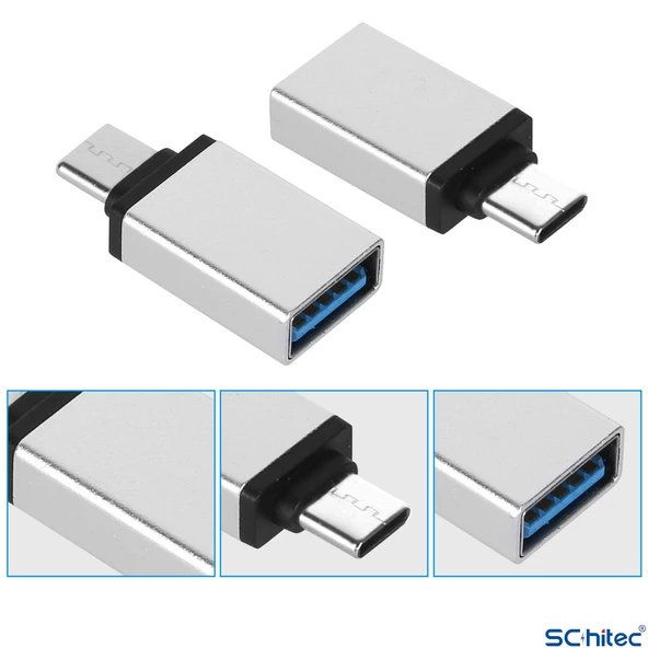 ScHitec Type-C to UsbA 3.0 OTG Dönüştürücü - 2