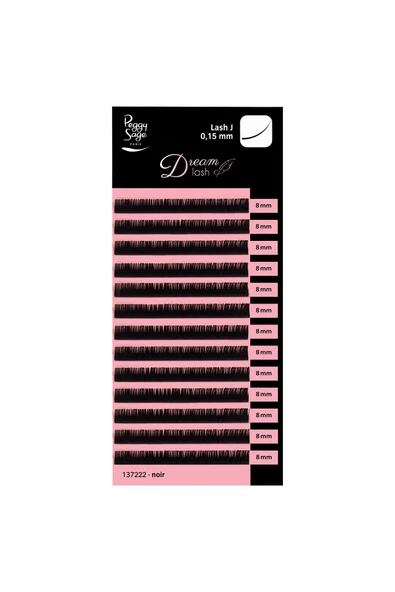 peggy sage Takma Kirpik- J 0.15 - Tek boyut 8mm - Resim 2