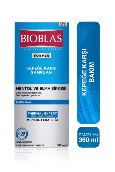 Bioblas Thermal Expert Men Kepeğe Karşı Şampuan 360 Ml