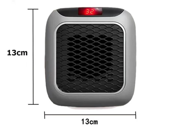 Uzaktan Kumandalı Priz Tipi Mini Fanlı Pratik Isıtıcı Elektrikli Duvar Tipi Isıtıcı 800watt - 3