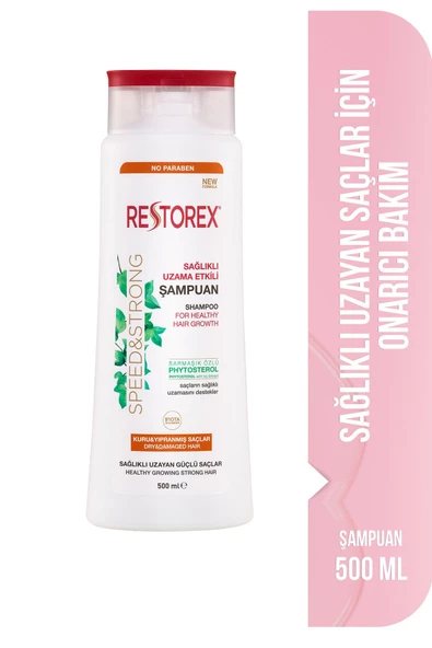 Restorex Kuru Ve Yıpranmış Saçlar Için Bakım Şampuanı 500 Ml