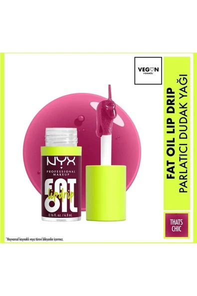 Professional Makeup Fat Oil Lip Drip Parlatıcı Dudak Yağı - Thats Chic