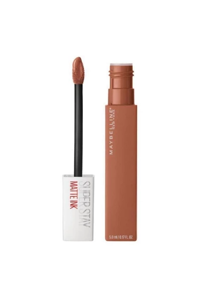 Maybelline New York 75 Super Stay Matte Ink Unnude Likit Mat Ruj - 75 Fighter - Kahverengi - 2