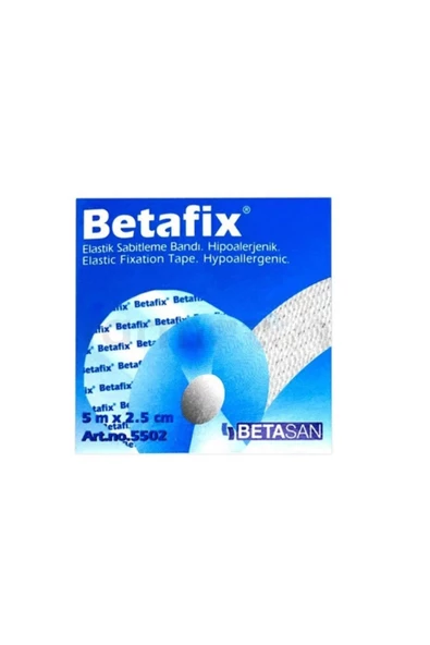 Betafix 5 Mt X 2,5 Cm Elastik Fix Flaster (5502)