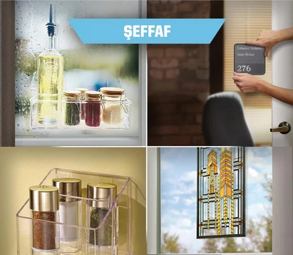 Şeffaf Montaj Bandı 19mm x 1,5m - Resim 2