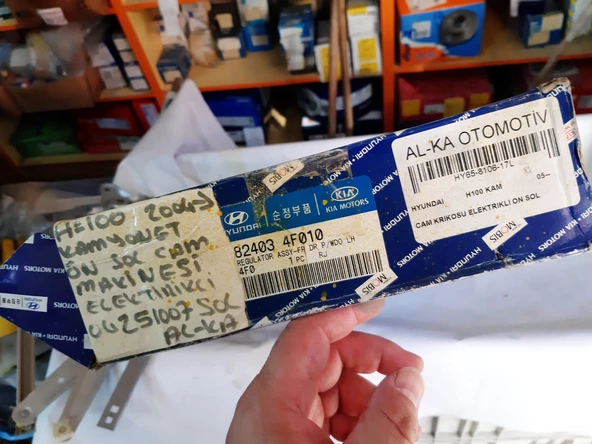 Kapı Cam Krikosu Hyundai H100 Kamyonet Elektrikli Sol şöför kapısı , motor hariçtir Orjinal Parça Orjinal Marka Hyundaı Mobis - 9