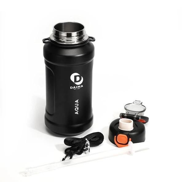 Daima Aqua Termos Siyah 1000 ml - 6