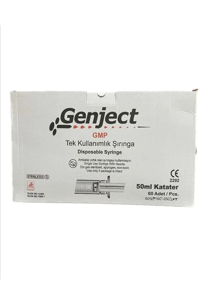GENJECT 50CC BESLENME ENJEKTÖRÜ 60 ADET - 2