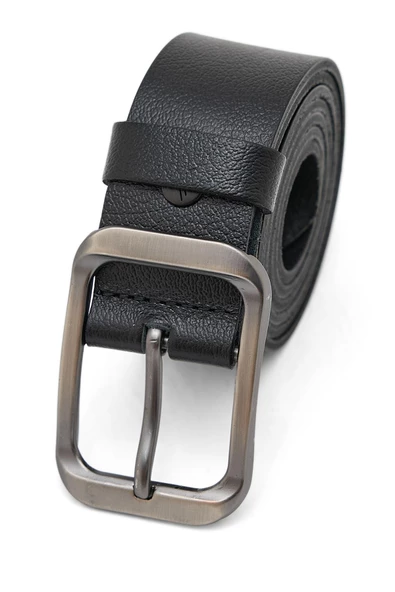 Erkek Siyah Deri Kemer 112535 - 3