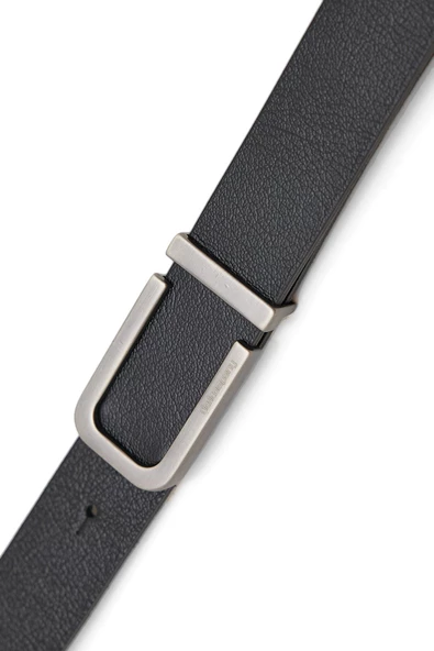 Erkek Siyah Deri Kemer 112537 - Resim 4