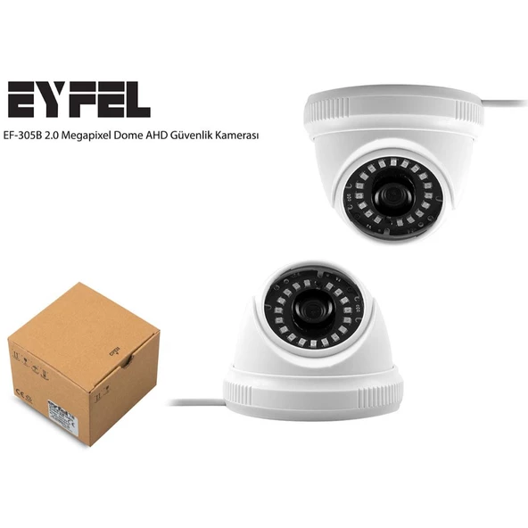 EYFEL EF-305B 2MP 3.6MM LENS 18 LED Ahd Bullet Güvenlik Kamerası