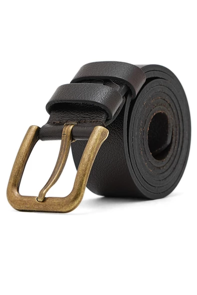 Erkek Kahverengi Deri Kemer 112534 - Resim 2