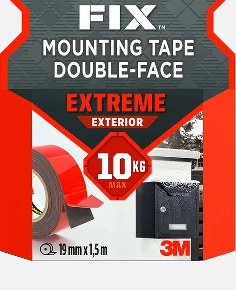 Güçlü Montaj Bandı 19 mm x 1,5m