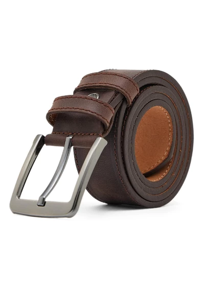 Erkek Kahverengi Deri Kemer 112531 - 2