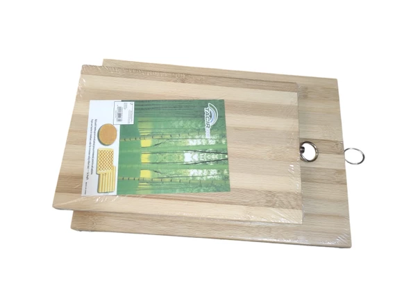 2'li Bambu Kesme Tahtası Kesim Tahtası 29/33 Cm - 2