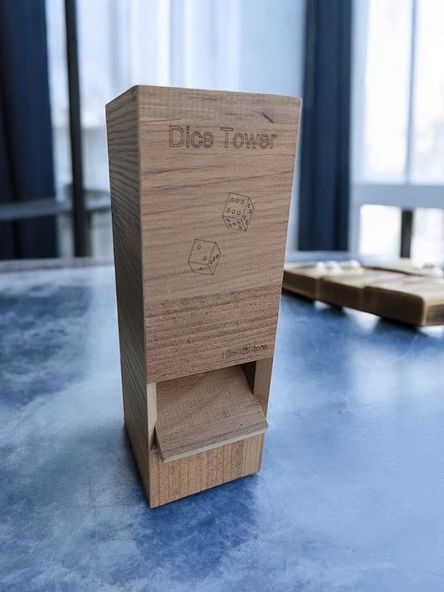 ElisGiftStore Zar Kulesi, Dice Tower, Tavla Zarı Kulesi, Tavla Takımı Aksesuarı, Tavla Zarı EH037 - 7