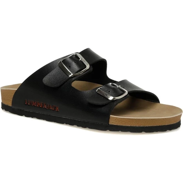 LUMBERJACK MENDY 3FX SİYAH COMFORT CASUAL ANATOMİK TOKALI TERLİK - 4