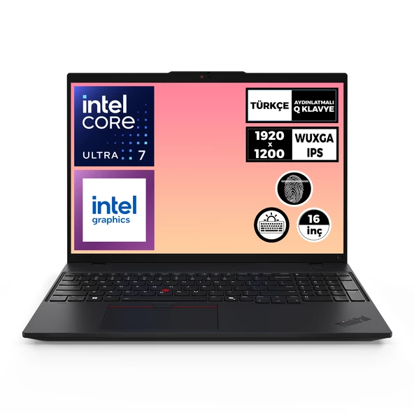 Lenovo ThinkPad L16 G1 ULTRA 7 155U 96GB 2TB SSD 16" WUXGA Freedos Bilgisayar 21L4S103TX 009