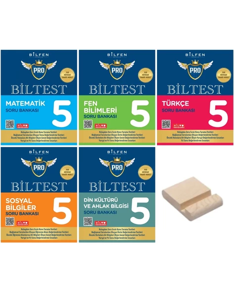 5. Sınıf Biltest 2025 Matematik Fen Türkçe Sosyal Din Soru Bankası