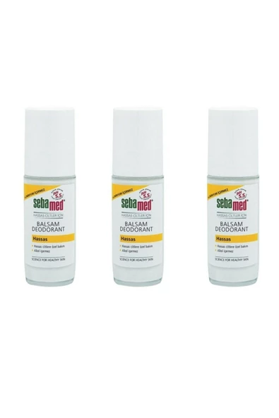 Sebamed Balsam Deodorant Roll-on 50 ml X 3 Adet