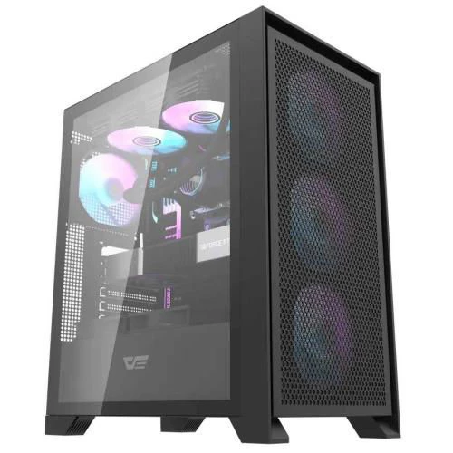 AIGO DRX70 Mesh Siyah 80+ Bronze 750W ARGB Mid Tower Kasa