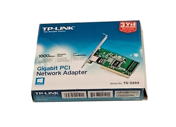 TP-Link TG-3269 10/100/1000 PCI 32 bit Ethernet Kartı