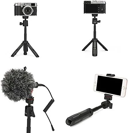 Zore MT-19 Kamera Mikrofon ve Akıllı Telefonlar için Tripod - 7