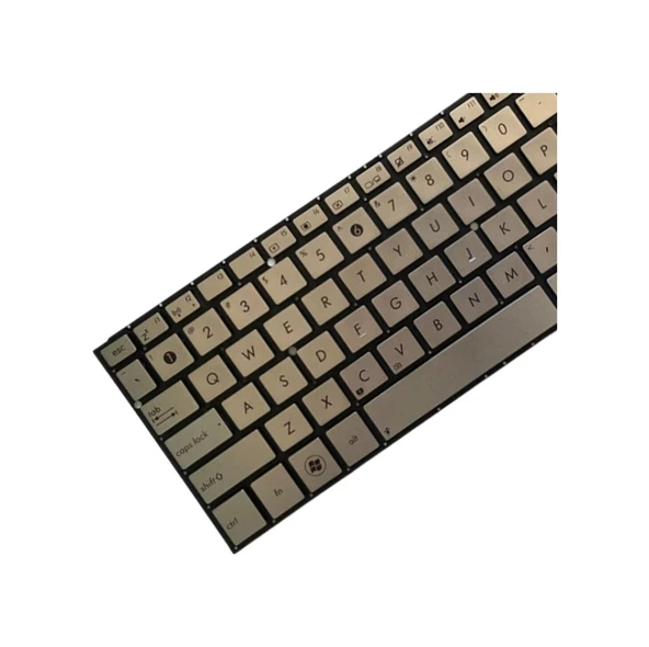 Cbtx Asus Zenbook Ux31 Ux31a Ux31e Ux31la İçin Abd Versiyonu Klavye Gümüş - 4
