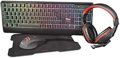 TRUST Ziva 24470 4 in 1 Gaming Bundle Klavye Mouse Kulaklık Pad Seti