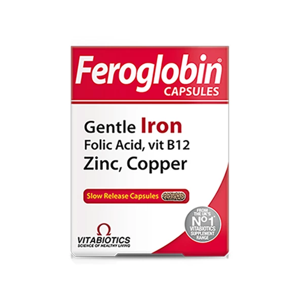 Vitabiotics Feroglobin Gentle Iron 30 Kapsül