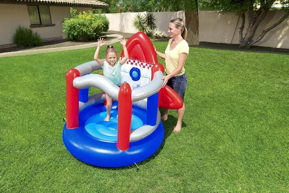 Pompalı Şişme Zıplama Top Havuzu 155 X 142 X 145 Cm - 5