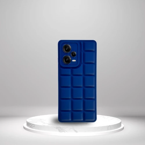 Xiaomi Redmi Note 12 Pro Uyumlu Tlp Silikon Madlen Case  LACİVERT