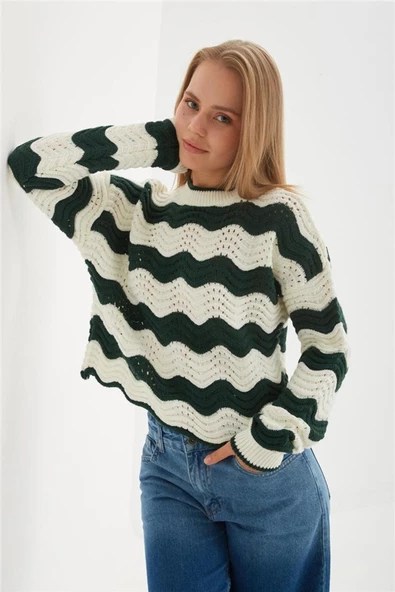 FASHION FRIENDS KADIN AJURLU KAZAK 24K0377K1 - 7