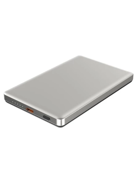 Logia Magslim 5s Magsafe Manyetik Kablosuz 5000MAH Powerbank Taşınabilir Şarj Cihazı - 2