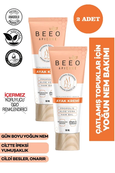 Bee'o Apicare Ayak Krem 50 ml 2 Adet