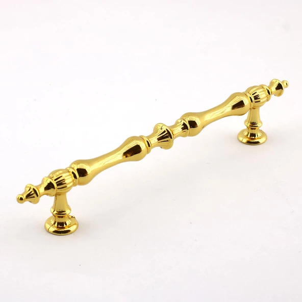 Mobilya Mutfak Dolabı Çekmece Dolap Kulpları Kapak Kulpu Kulbu Gold 96 mm Metal Kulp - Resim 4