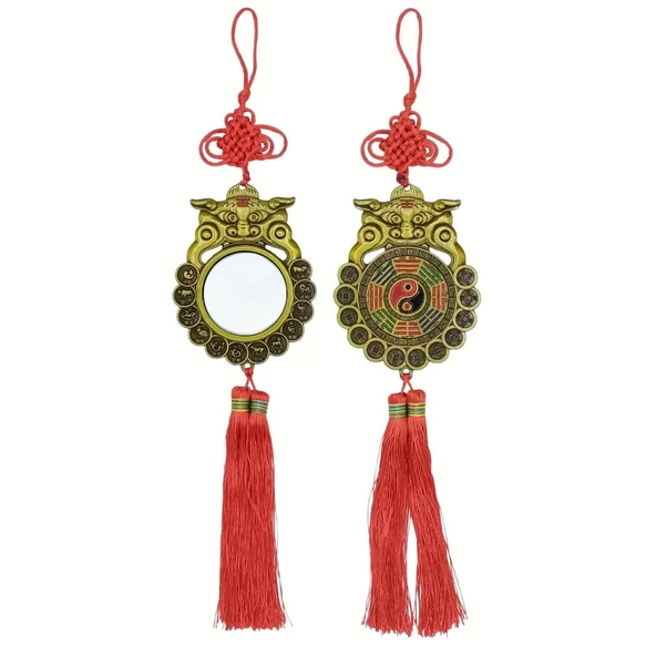 Feng Shui Bagua Ayna Yuvarlak 10 x 40 cm ürün görseli