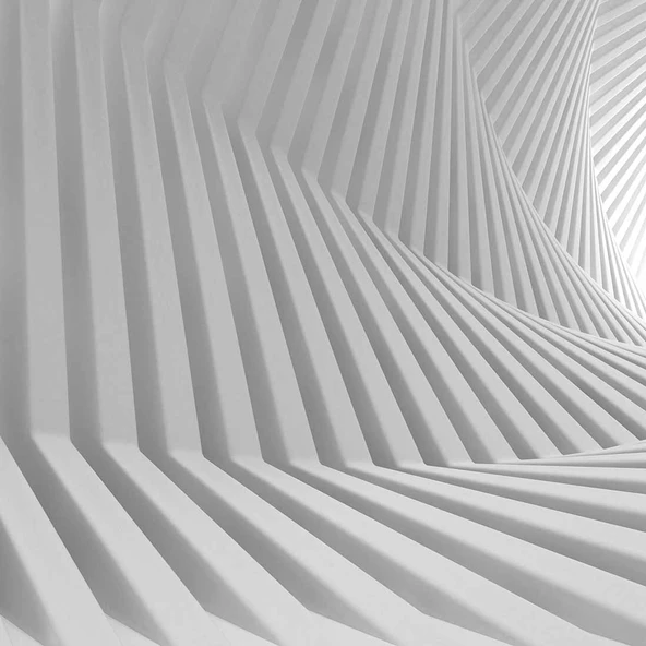 3 Boyutlu Geometrik Derinlik Duvar Kağıdı Baskı - 7