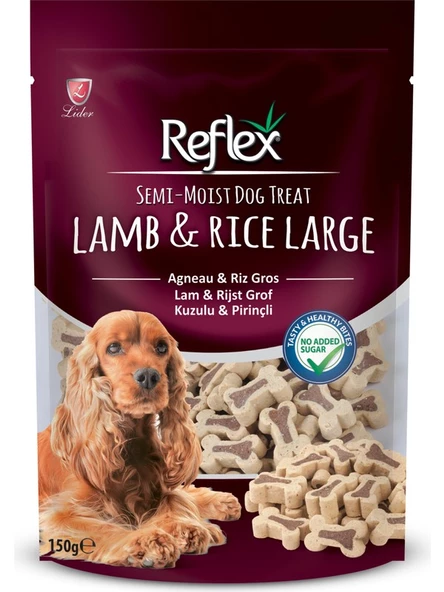 Reflex Semi-moist Large Bones Kuzulu Köpek Ödül Kemiği 150 Gr ürün görseli 1