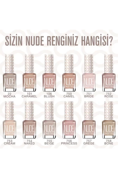 Nude Oje 4 Lü 55.set 765-106-759-761 - 2
