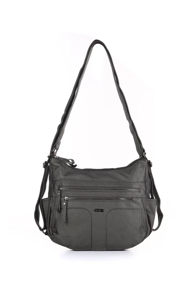 Monalisa Home Lüks 16520 Gray Omuz Çantası - Resim 7