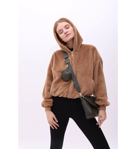 Monalisa Home Cüzdanlı Çapraz Çanta Ashley Haki - 3